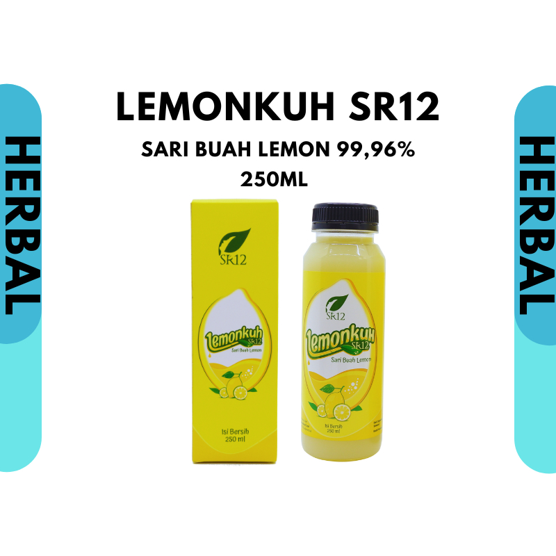 

Lemonkuh SR12 Sari Buah Lemon Asli Minuman Herbal Daya Tahan Tubuh dan Diet Alami 250 ml