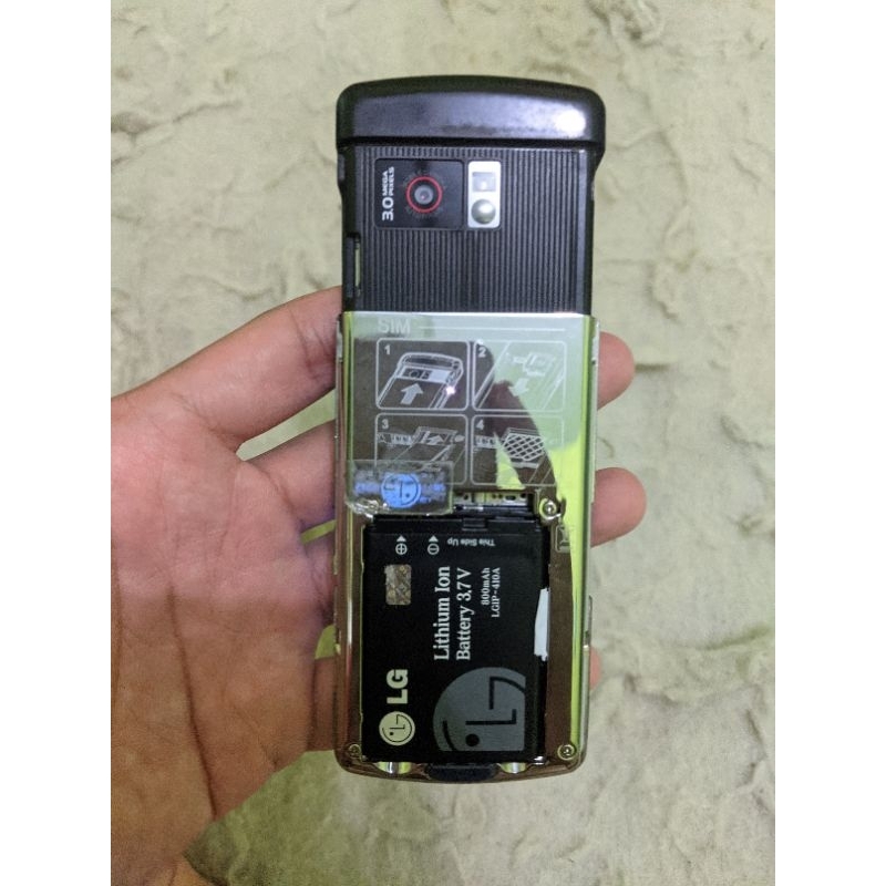 LG KF510 LANGKA Blue Navigasi Unik All operator