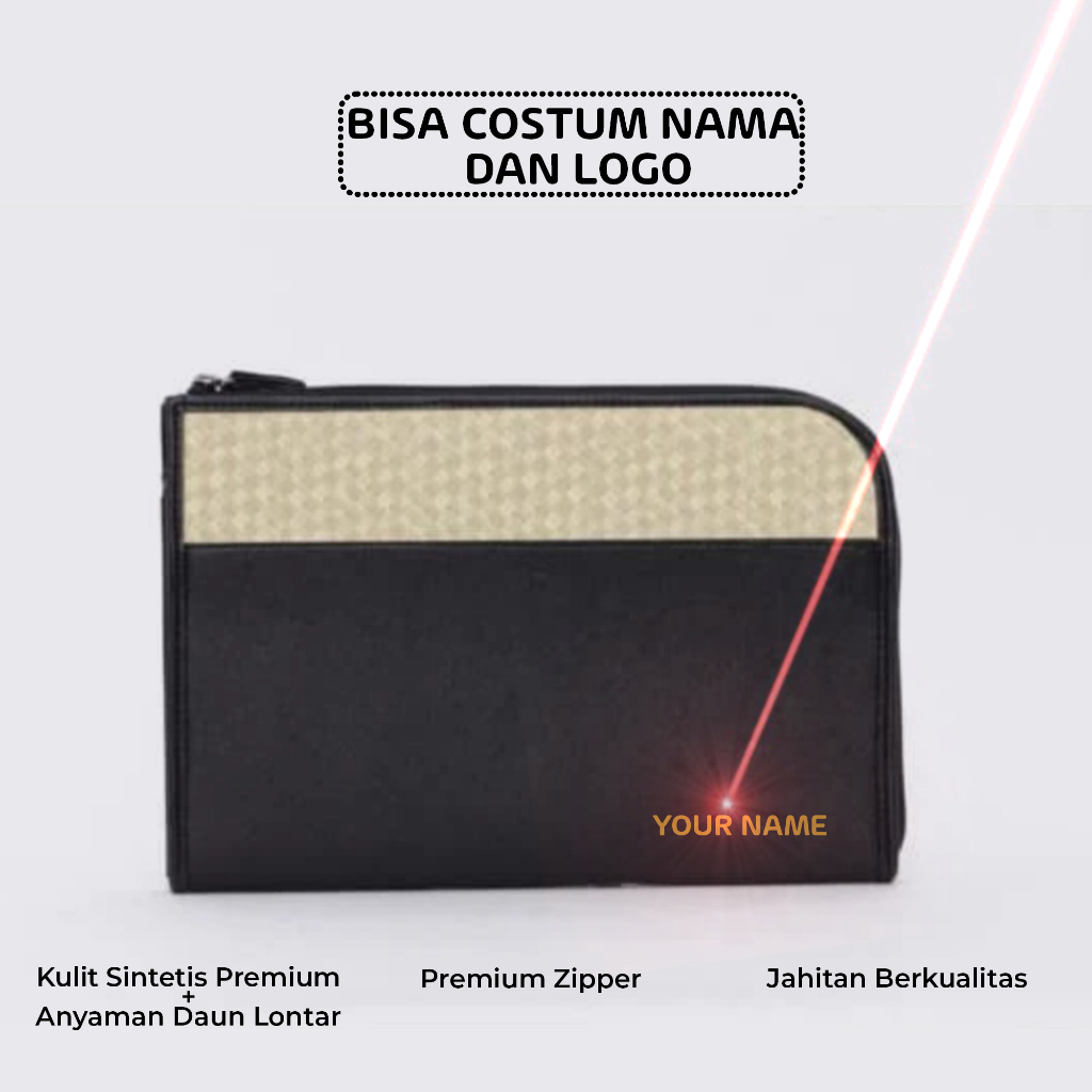 Clutch Bag Kulit Pria Wanita Tablet Ipad Sleeve CX1 Tas Ipad