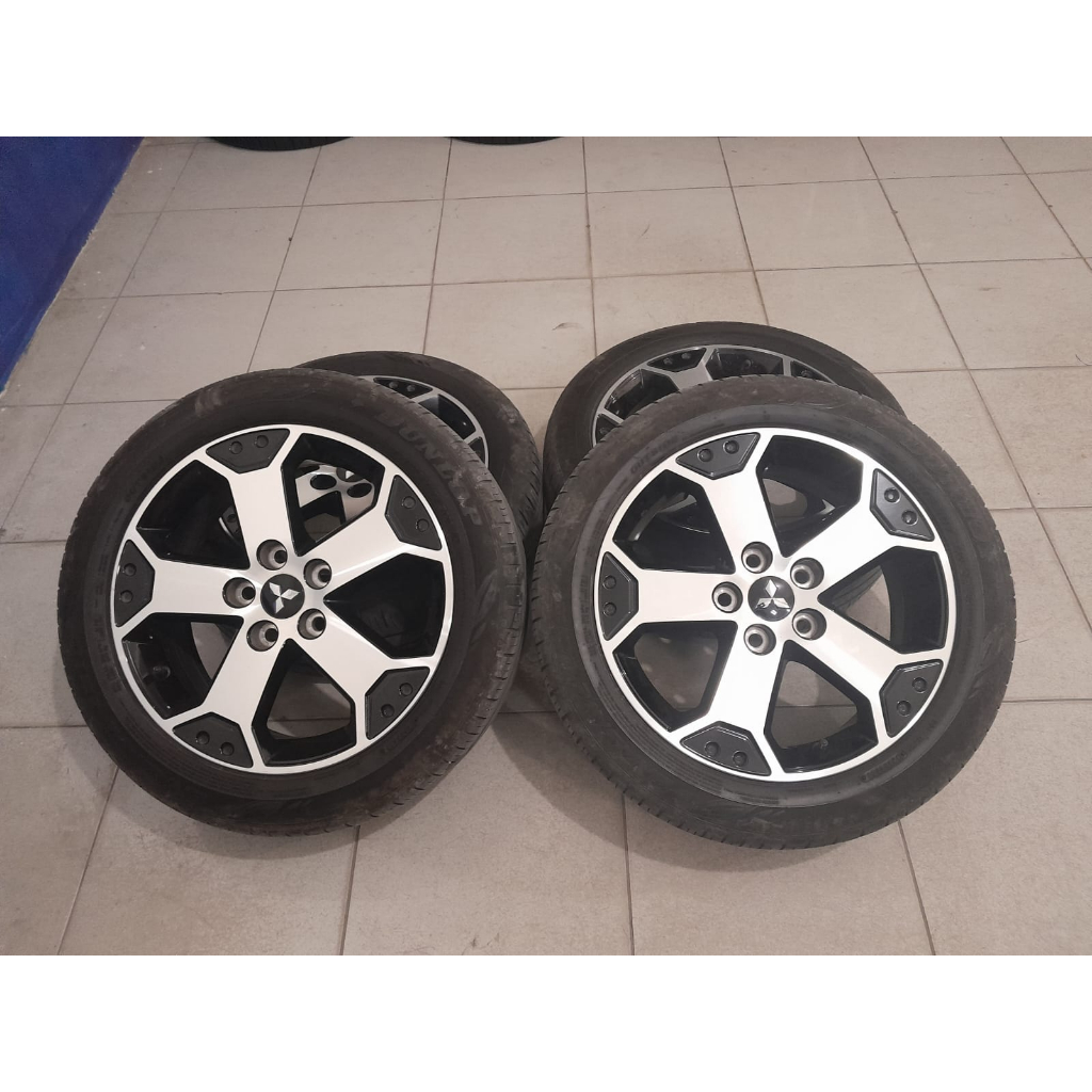 Velg Bekas Mobil Xpander Cross Ring 17 Ban 205 55 R17 Dunlop Velg Ori Copotan Mobil Xpander Cross