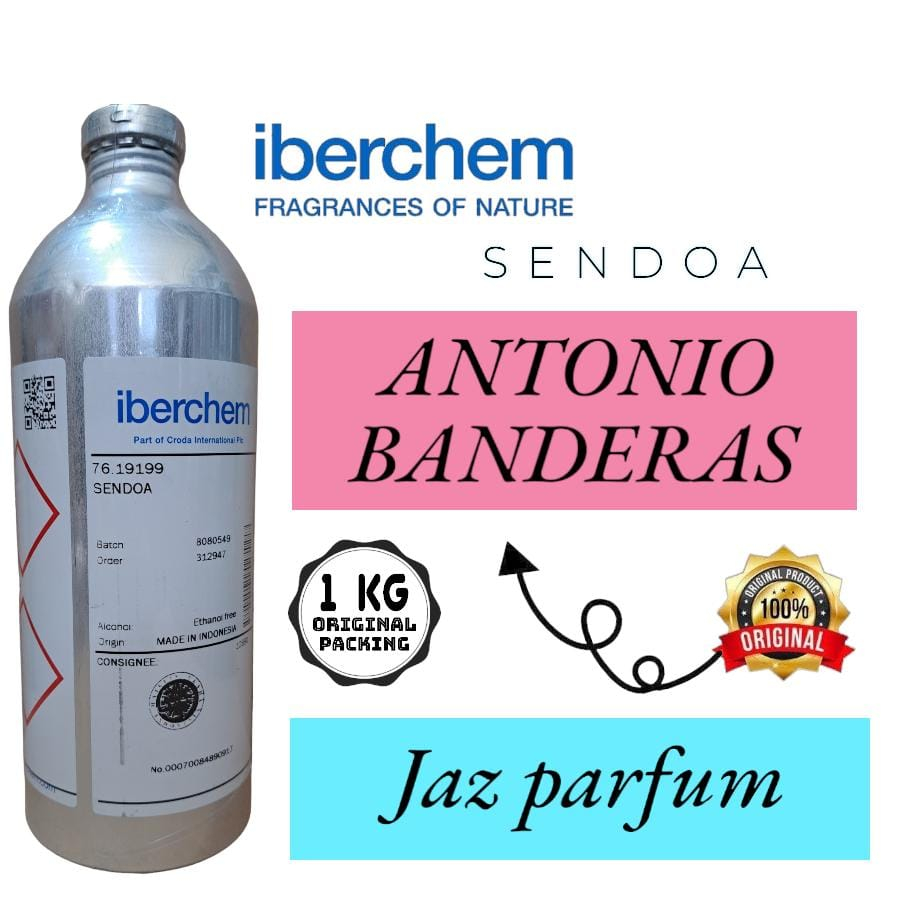 (1 KG) SENDOA ANTONIO BY IBERCHEM SEGEL 1 KG ORIGINAL. BIBIT PARFUM MURNI SEARAH BANDERAS BANDITO SE