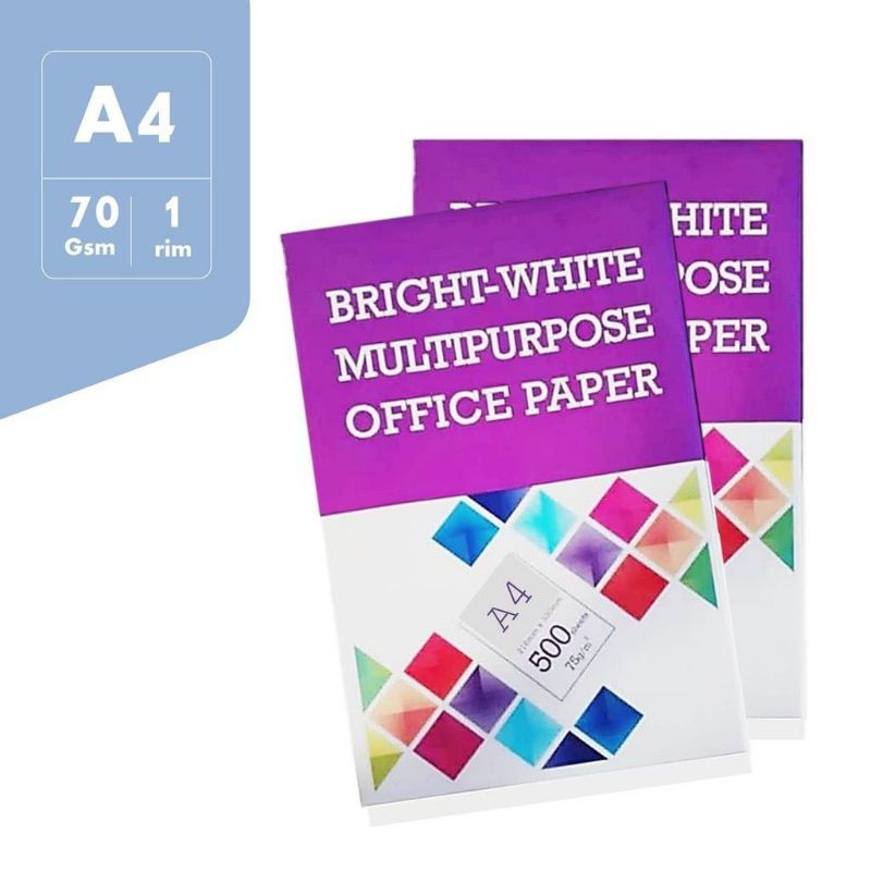 Termurah Kertas Hvs Bright White Oakley Copier Happy Print A4 75gram 500 Sheets