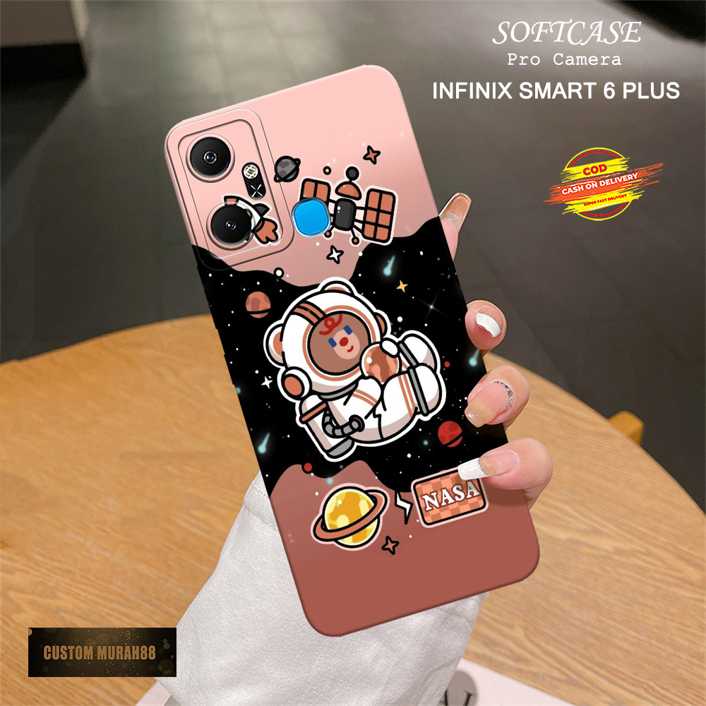 Case Infinix Smart 6 Plus - Fashion Case KARTUN - Casing Hp Infinix Smart 6 Plus - Softcase Infinix 