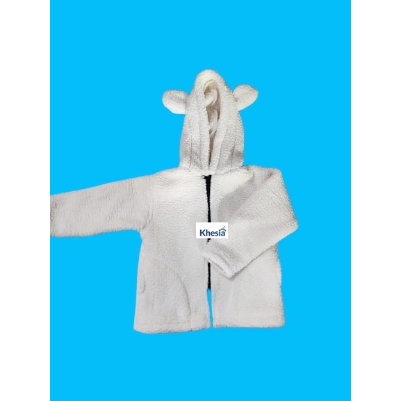 Jaket Anak Laki-Laki Perempuan 3 Tahun Bahan Bulu Domba (Sherpa) Halus Dan Tebal Merk Khesia.