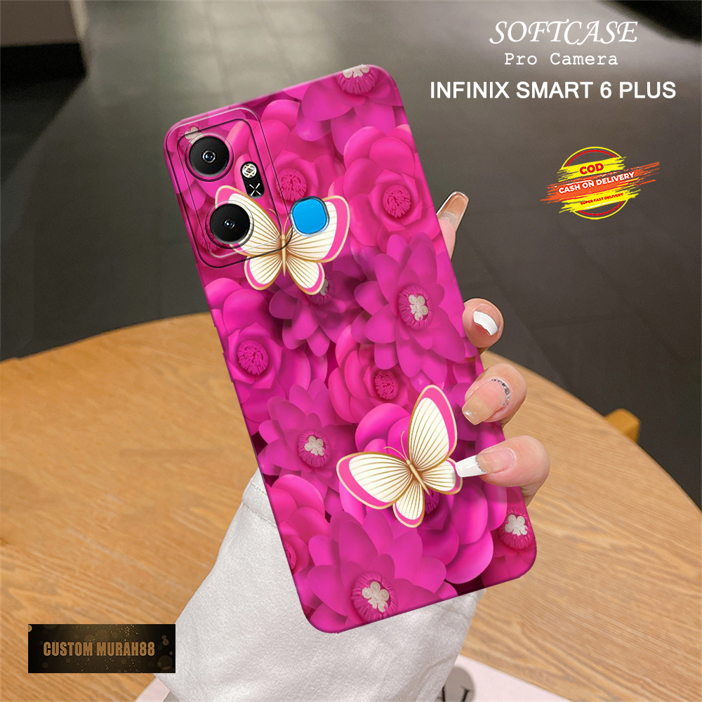 Case Infinix Smart 6 Plus - Fashion Case KUPU - Casing Hp Infinix Smart 6 Plus - Softcase Infinix Sm