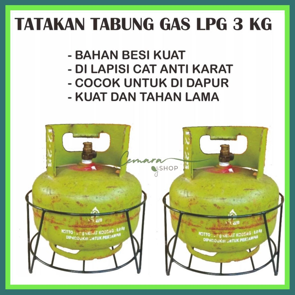 DUDUKAN GAS/STANDING POT/STANDING GAS/DUDUKAN TABUNG GAS/RAK SERBAGUNA/RAK TABUNG GAS/TEMPAT GAS