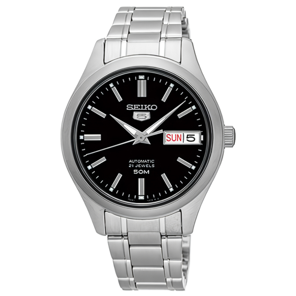 Seiko 5 SNK883K1 - Jam Tangan Automatic Pria - Silver - Stainless Steel