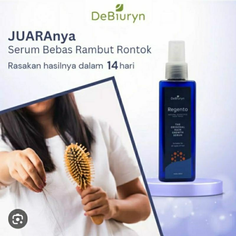 DeBiuryn Hair Tonic REGENTO rambut rontok 200ML & 500ML | Tonic Perawatan Rambut Rontok