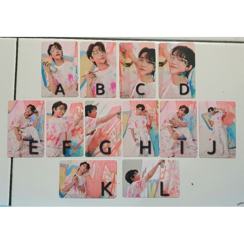 official photocard joshua seventeen face the sun carat version fts carver