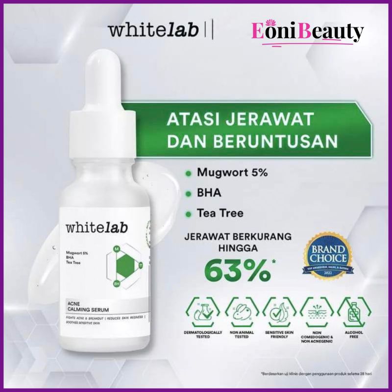 WHITELAB Acne Calming Serum / Serum Wajah Berjerawat Serum Wajah