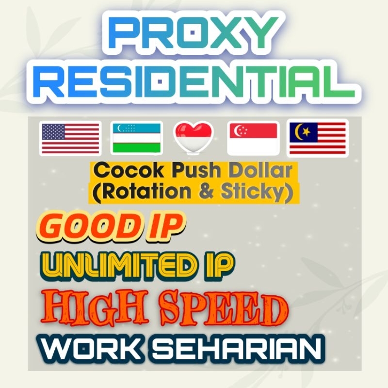 PROXY RESIDENTIAL UNLIMITED