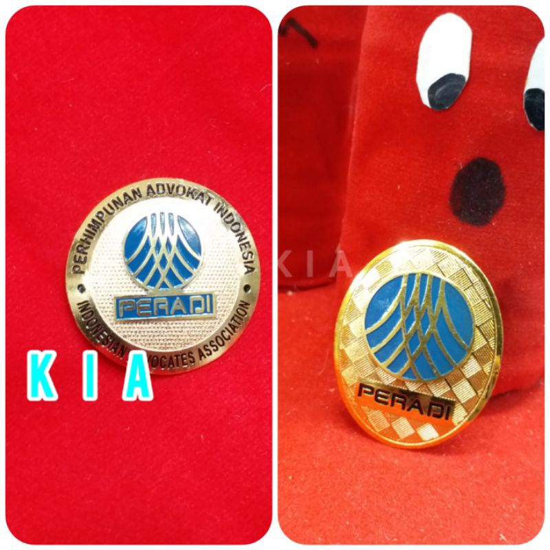 Pin Peradi Logo Baru