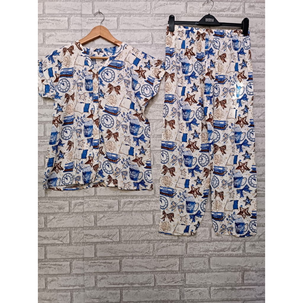 SETELAN RAYON PREMIUM/SETELAN BAHAN ADEM/PIYAMA WANITA RAYON/DASTER WANITA BAHAN RAYON/SETELAN CANTI
