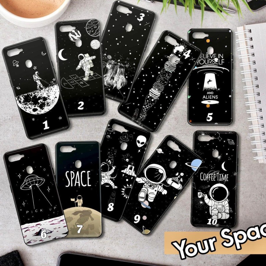 Soft Case Astronot Nasa iPhone 12, 12 Pro, 12 Mini, 12 Pro Max