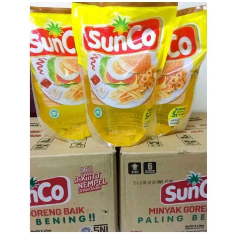 

Minyak goreng Sunco 2 liter