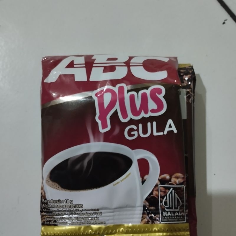 

kopi ABC plus gula renceng isi 10pcs