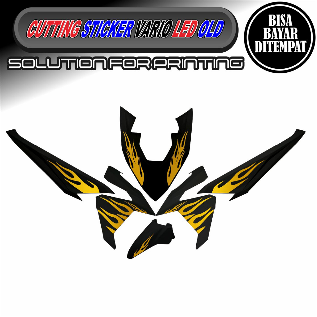CUTTING STICKER VARIO LED OLD 150/125 MOTIF API
