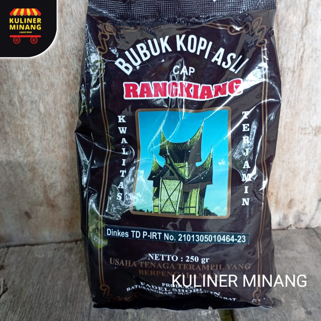 

Kopi Rangkiang 200g Bubuk Oleh Oleh Cemilan Makanan Payakumbuh Padang Khas Pariaman Jajanan urang awak Snack Kuliner Minang Kabau Murah Gurih Renyah Spicy Resmi 100% Halal Original AX01