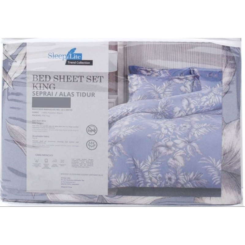 CUCI GUDANG sprei king size 180x200 Sleep Lite by Ace hardware