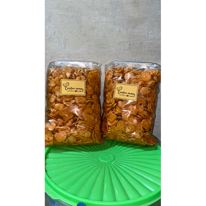 

Kerupuk seblak pedas daun jeruk 500gr