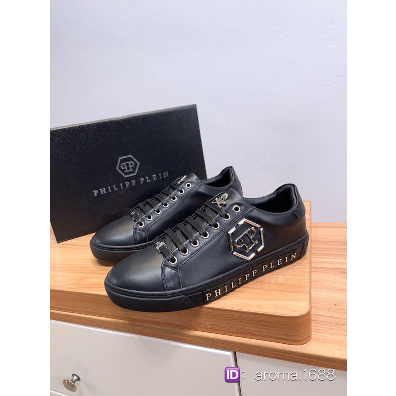 PHILIPP PLEIN Men's casual shoes, sports men's shoes, PP lace up shoes