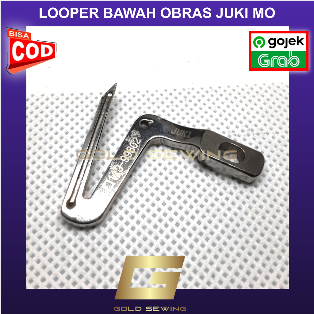 Set Looper Loper Obras Benang 4 JUKI Atas Bawah Mesin Jahit