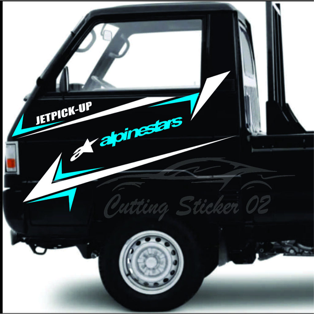 STIKER PINTU MOBIL PICK UP STIKER MOBIL PICK UP MITSUBISHI L300