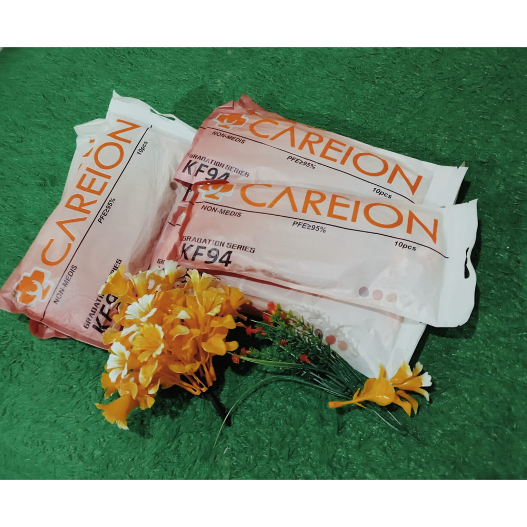 Masker KF94 Careion Warna Mix isi 10 Pcs