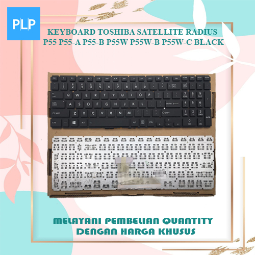 Keyboard Toshiba Satellite Radius P55 P55-A P55-B P55W P55W-B P55W-C