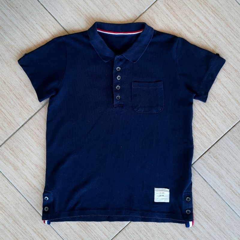 KAOS POLO THOM BROWNE ANAK