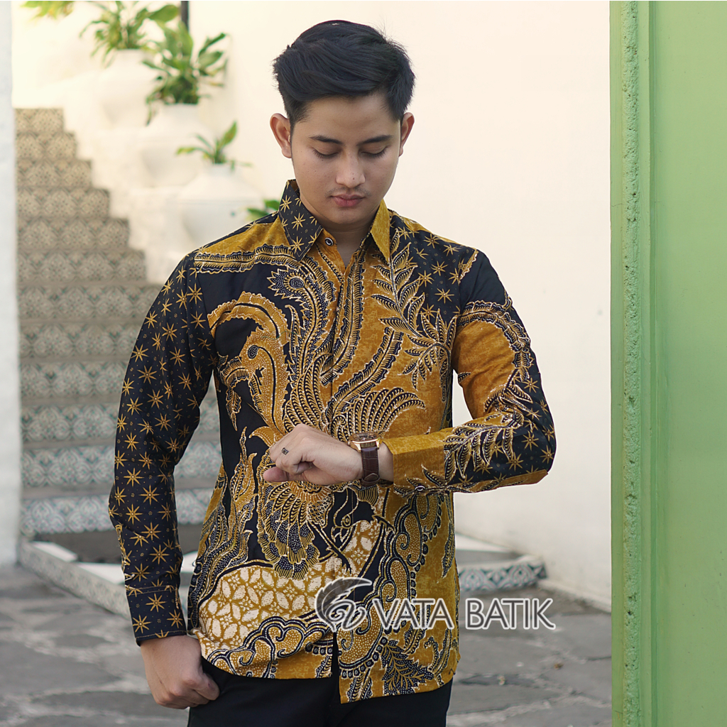Kemeja Batik Pria Vatabatik Slimfit Premium VATA 02