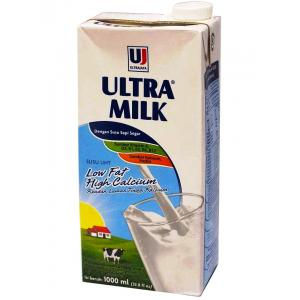 

Susu Cair Ultra Milk 1000ml Low Fat Hi.calcium - Marketkuu