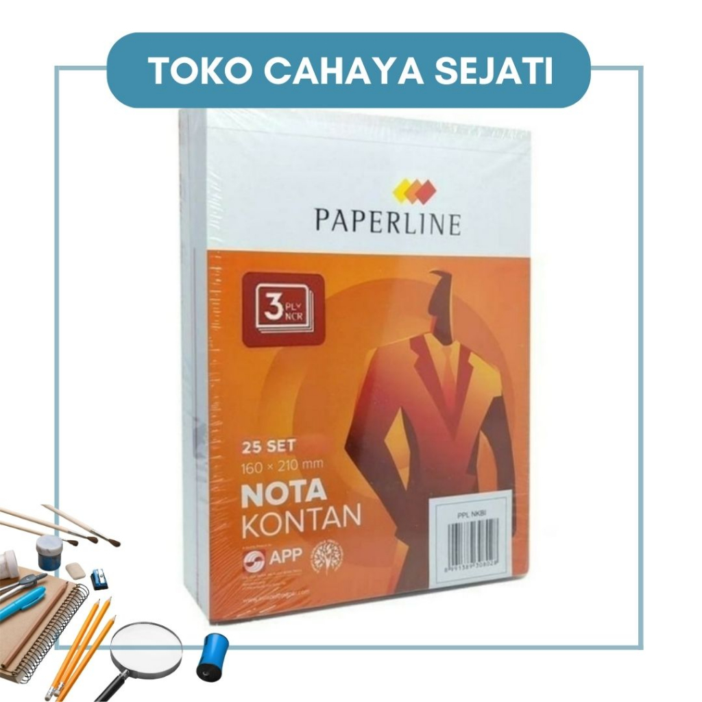 

Nota NCR Besar Paperline - 3 ply / 3 rangkap