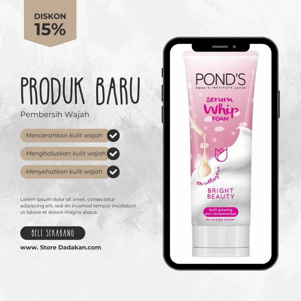 Pond's Serum Whip foam