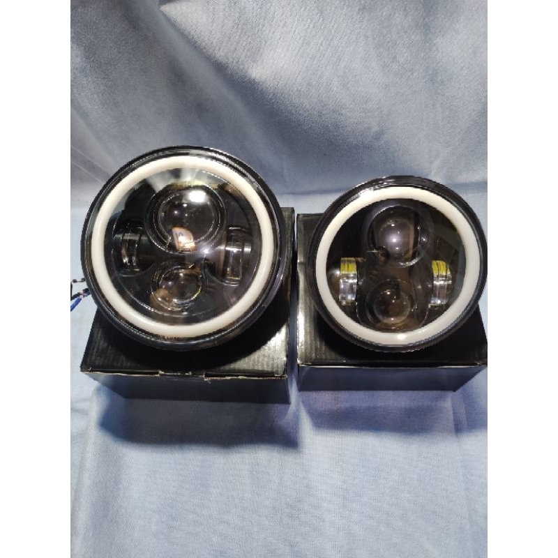 LAMPU LED DAYMAKER 7inch & 5inch UNTUK MOBIL dan MOTOR