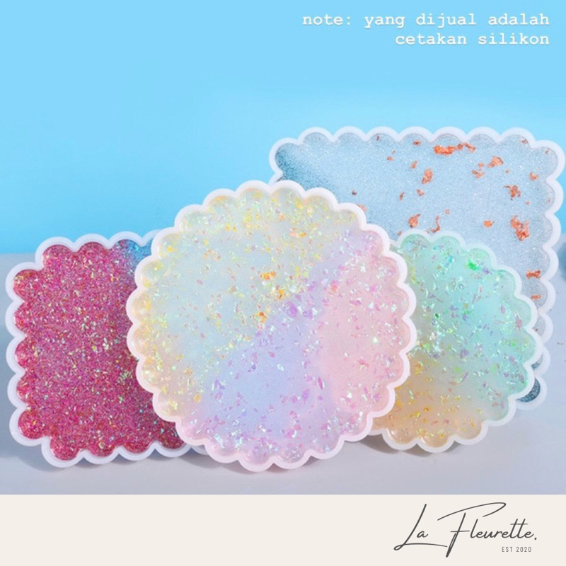 cetakan silikon nampan / cetakan resin bulat / cetakan resin kotak / cerakan resin hati / cetakan re