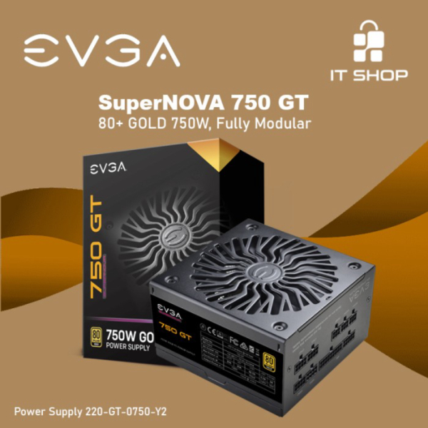Dijual EVGA SuperNOVA 750 GT 80 Plus Gold 750W Full Modular Murah