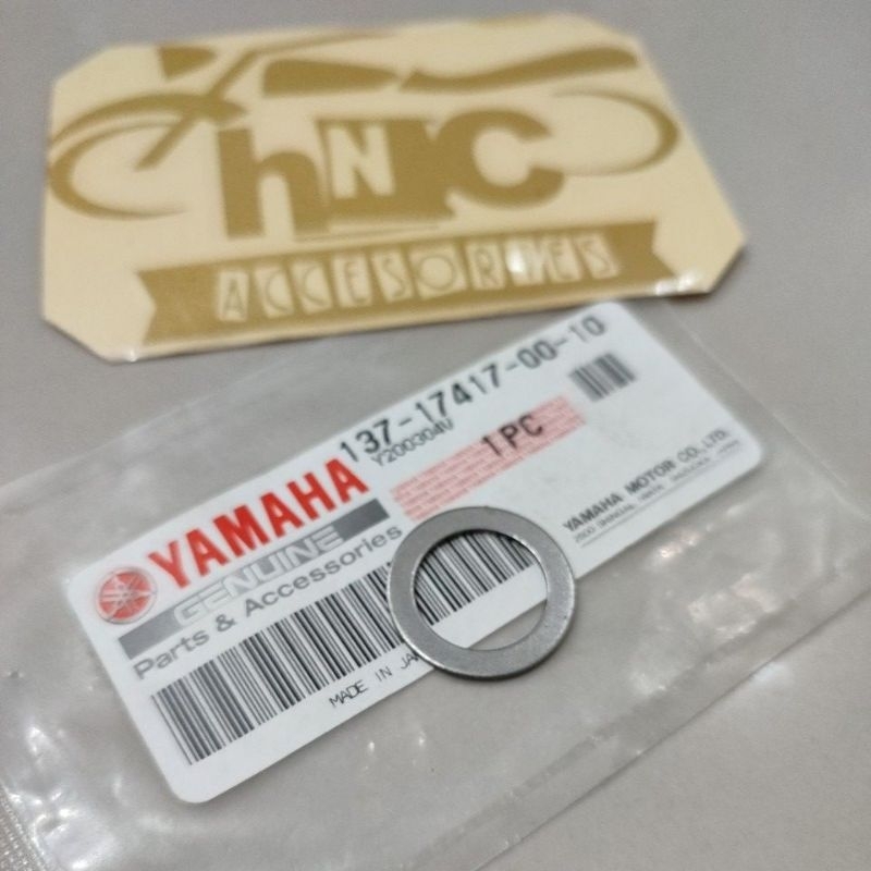 RING GIGI PENGHANTAR SELAHAN SHIM GEAR IDLE KICK STARTER RX KING RXS YT115;ORI YAMAHA YGP