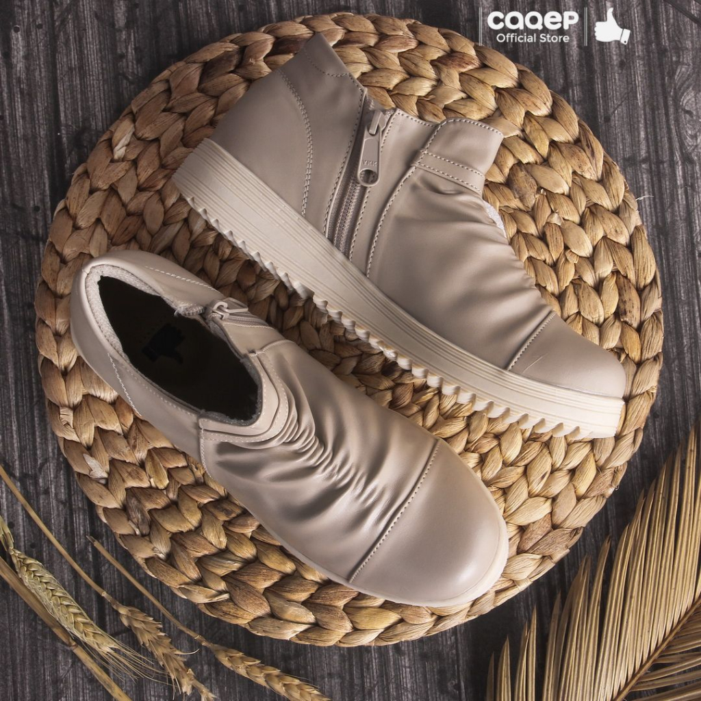 SEPATU WANITA SLETING HASYA TAN ORIGINAL CAQEP