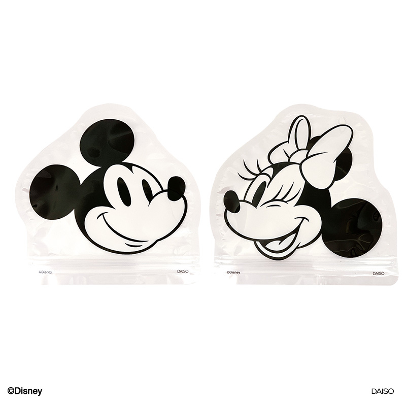 

Daiso Die Cut Zip Bag - Mickey / Minnie - CN DC5