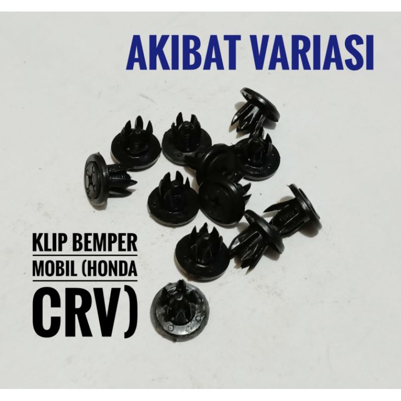 10 Pcs Klip Bemper Mobil Honda CRV HRV Kancing Bemper Mobil Honda CRV HRV