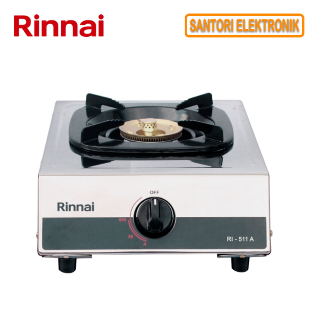 KOMPOR GAS 1 TUNGKU RINNAI RI-511A / RI511A