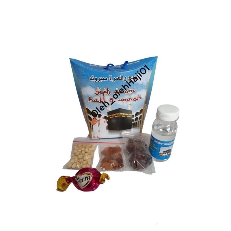 

Paket Lengkap Oleh Oleh Haji&Umroh isi Air Zam ZAM 60ml / Tas Jinjing