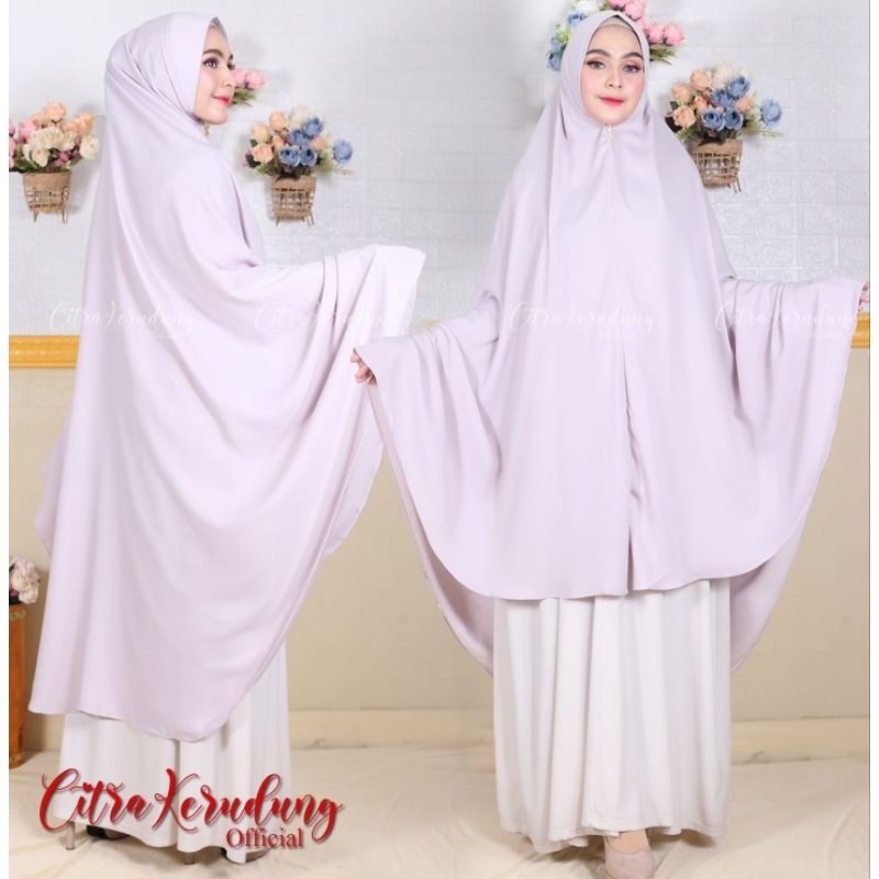 TERPOPULER Jilbab Syari Jumbo Dramaqueen Model Polos