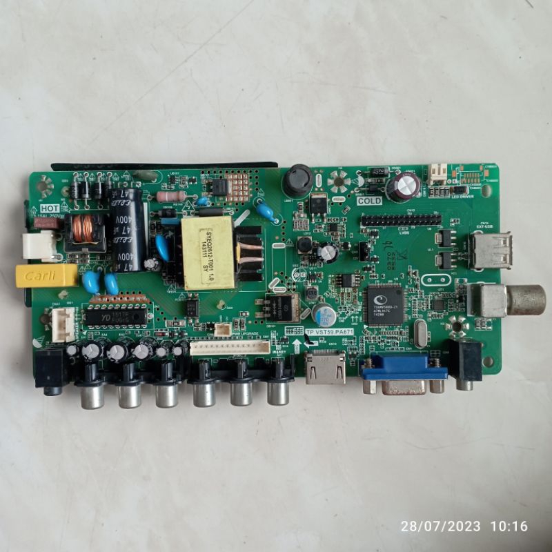 MB MOBO MAINBOARD MODULE MESIN TV MITO E28E9100