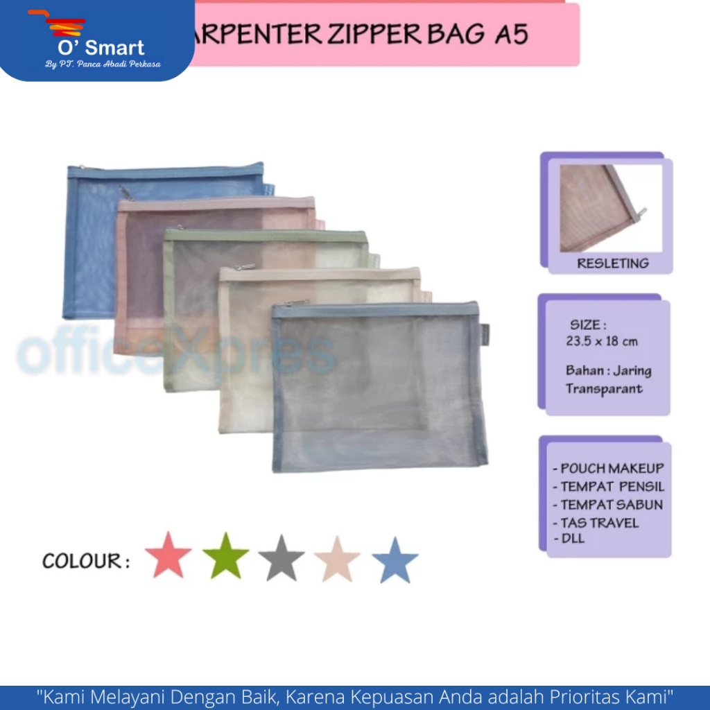 

MAP ZIPPER SLETING A5-054