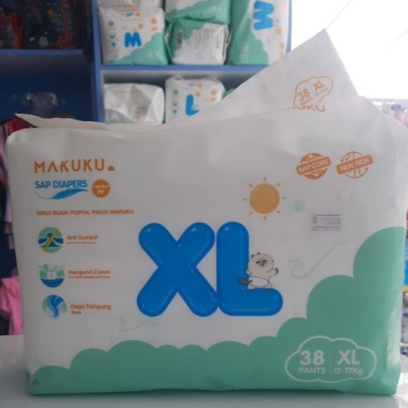 Pampers Makuku XL 38