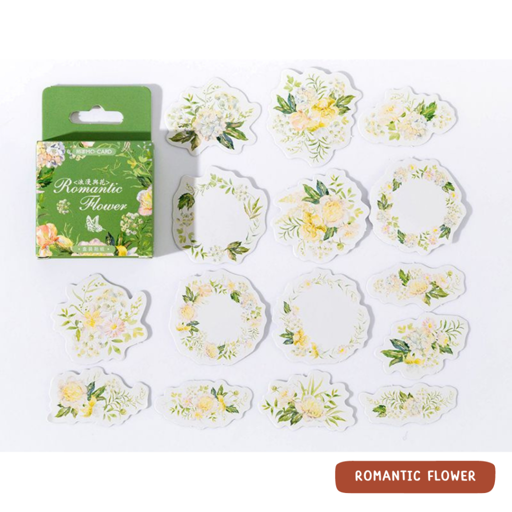 

Bullet Journal Kit I (10 pcs) Romantic Flower ~ Flower Series Mini Sticker