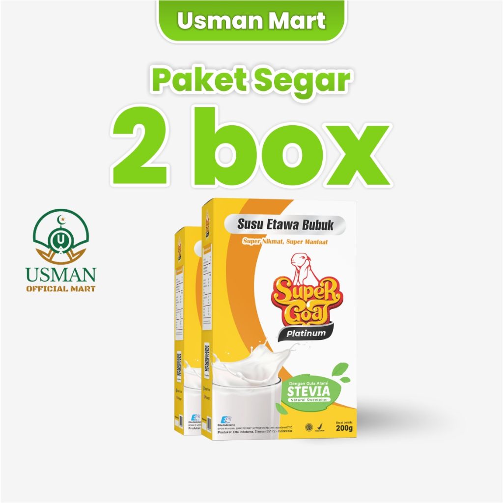 

Super Goat Platinum Susu Kambing Stevia Bubuk Etawa Membantu Diabetes Super Goat Cegah Gula Darah