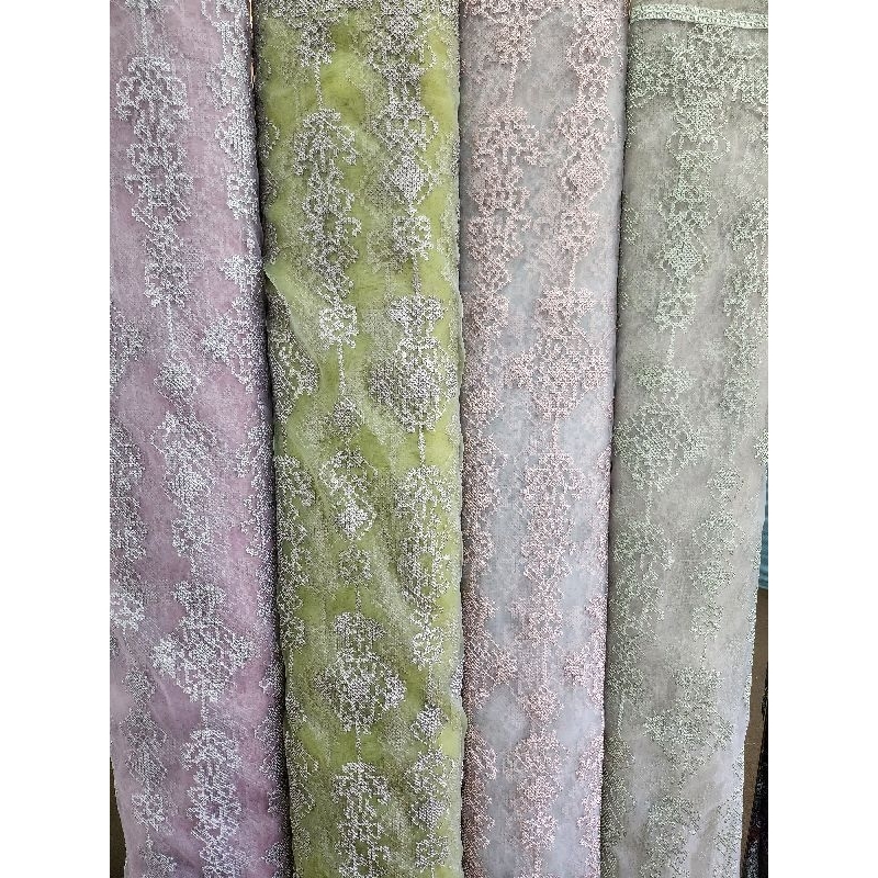 KAIN TULLE ORGANZA MOTIF SAPTO/ETNIK/SUMBA